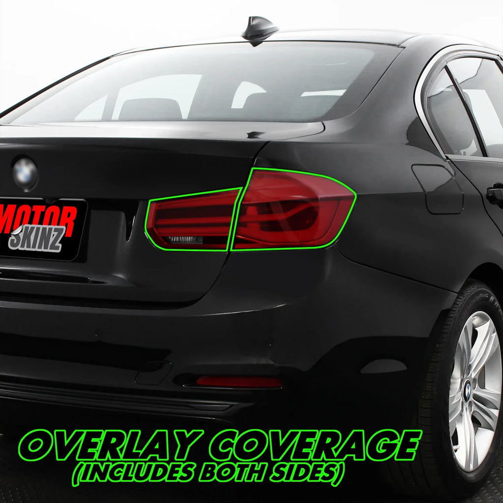 2012-2018 BMW 3 Series F30 Sedan | Tail Light PreCut Tint Overlays