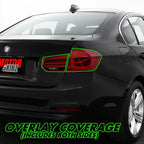 2012-2018 BMW 3 Series F30 Sedan | Tail Light PreCut Tint Overlays