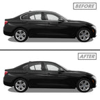 2012-2018 BMW 3 Series F30 Sedan | Window Trim Chrome Delete PreCut Vinyl Wrap
