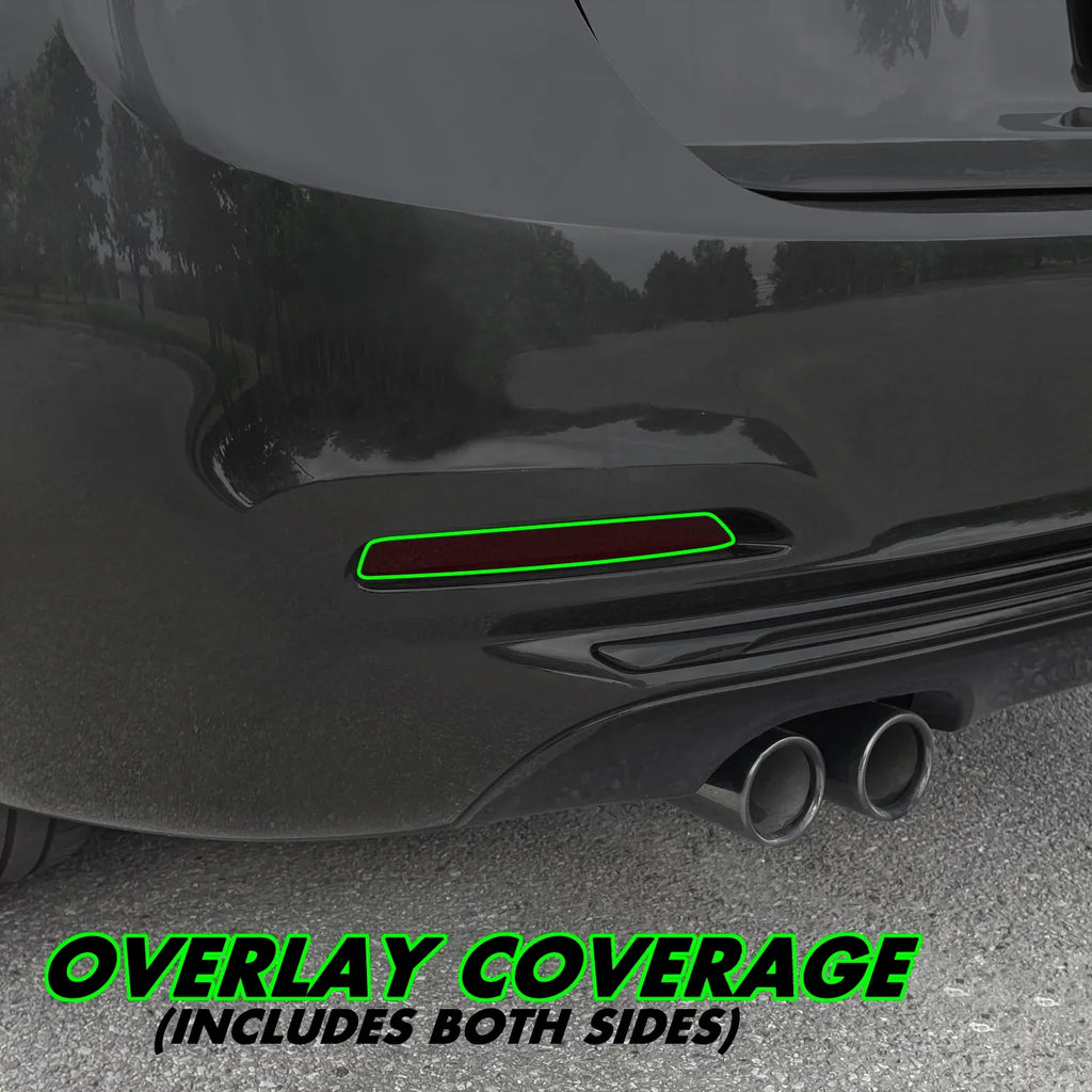 2016-2018 BMW 3 Series F30 Sedan | Reflector PreCut Tint Overlays