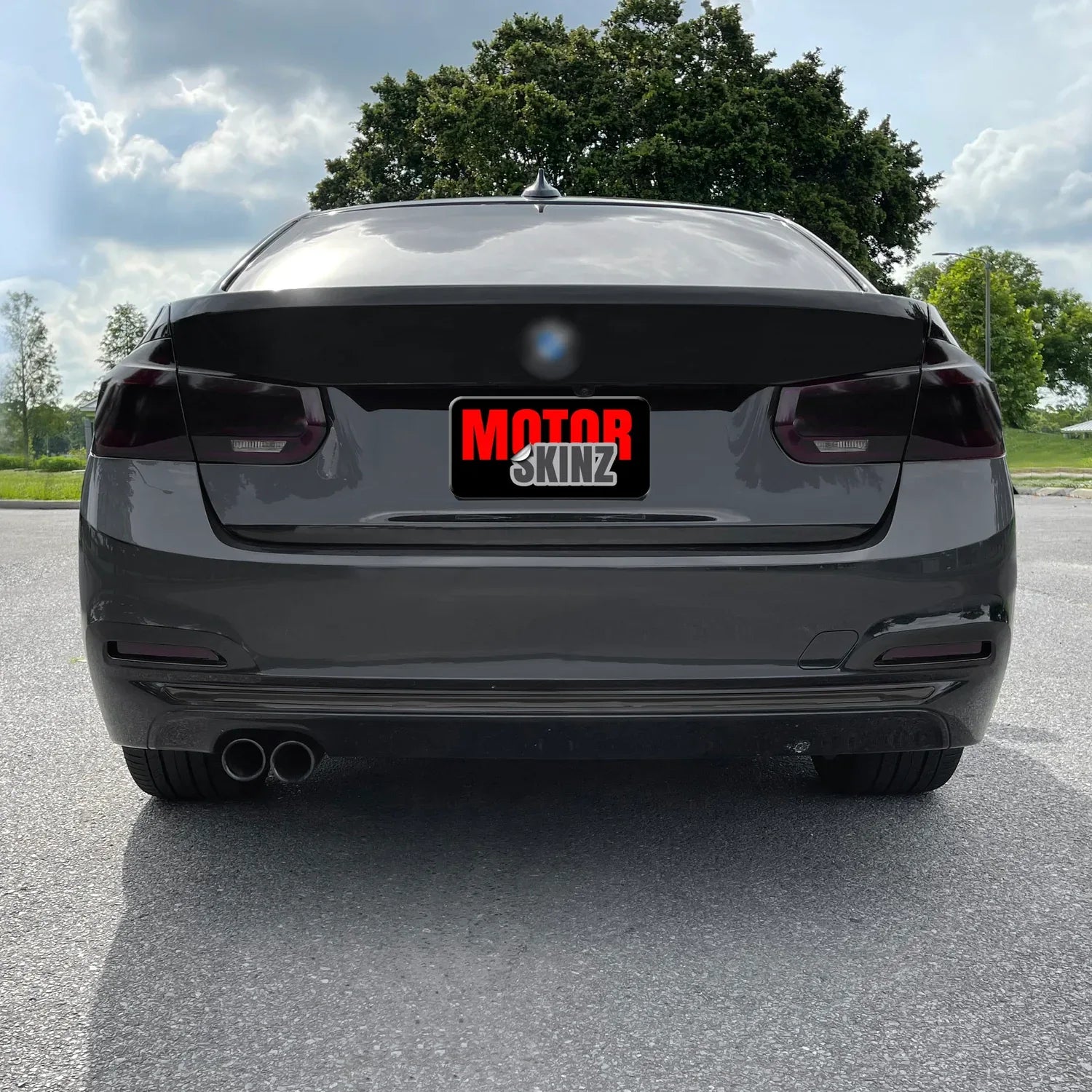 2016-2018 BMW 3 Series F30 Sedan | Reflector PreCut Tint Overlays