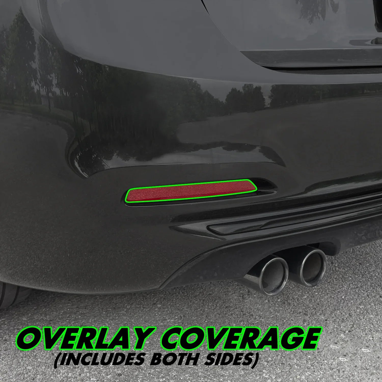 2016-2018 BMW 3 Series F30 Sedan | Reflector PreCut Tint Overlays