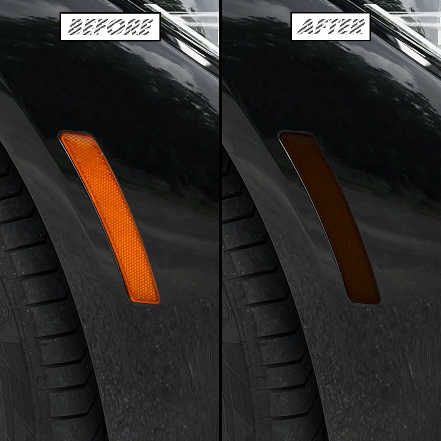 2016-2018 BMW 3 Series F30 Sedan | Side Marker PreCut Tint Overlays
