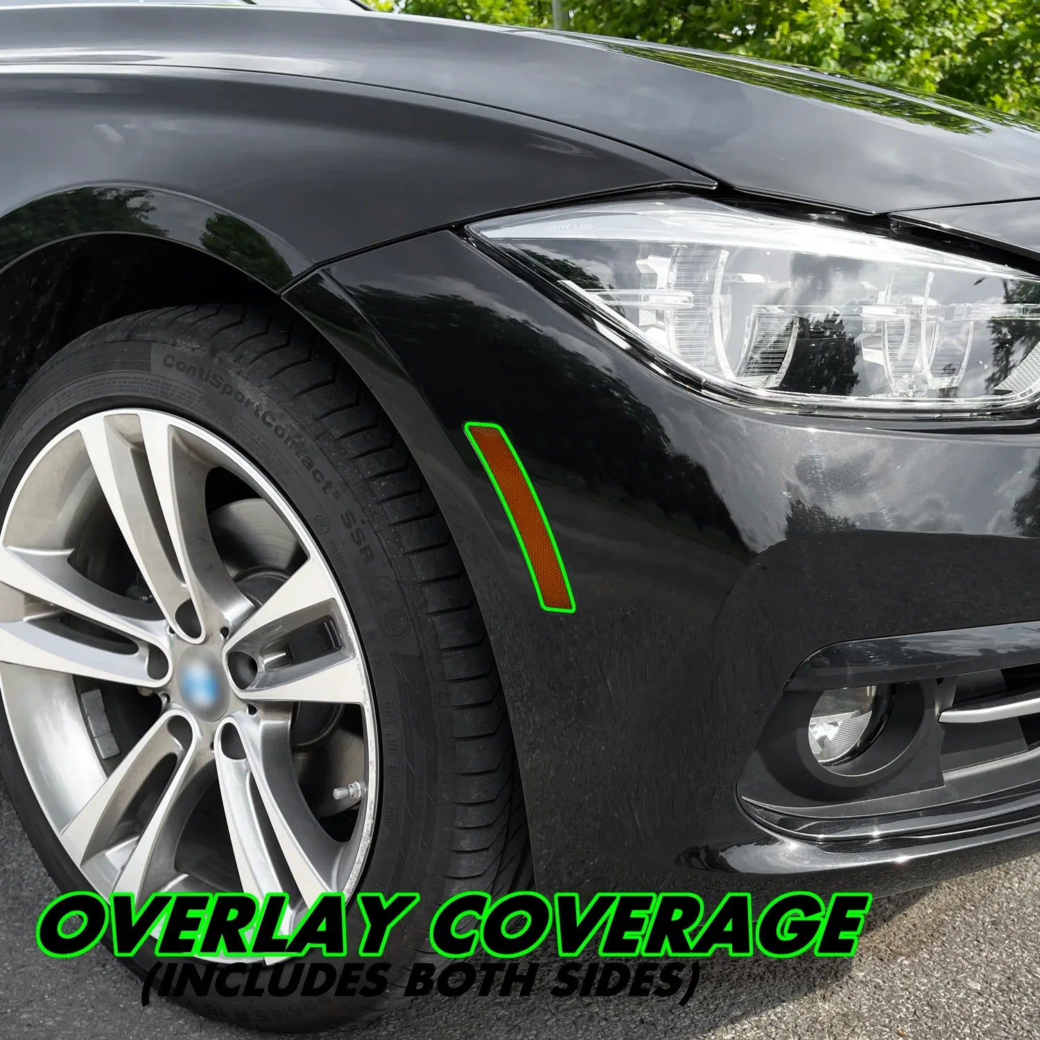2016-2018 BMW 3 Series F30 Sedan | Side Marker PreCut Tint Overlays