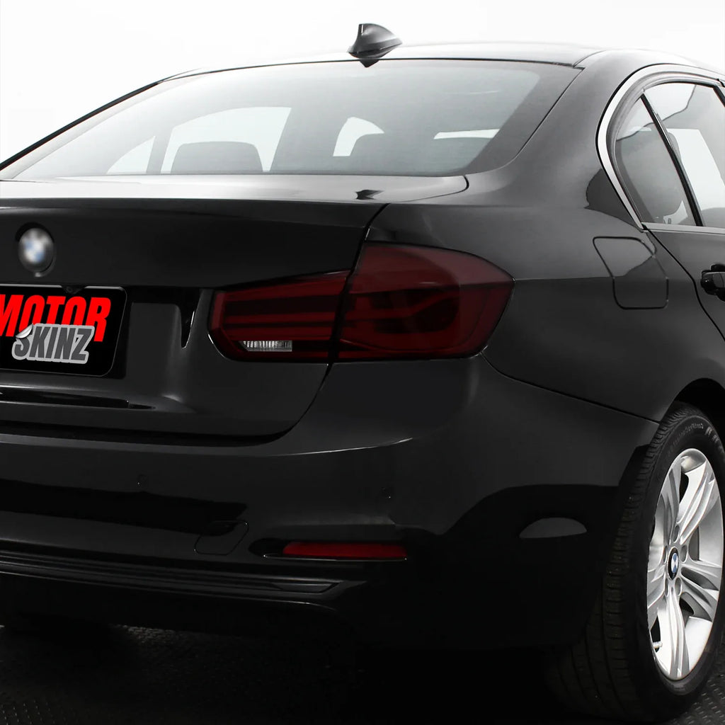 2016-2018 BMW 3 Series F30 Sedan | Tail Light Cutout PreCut Tint Overlays