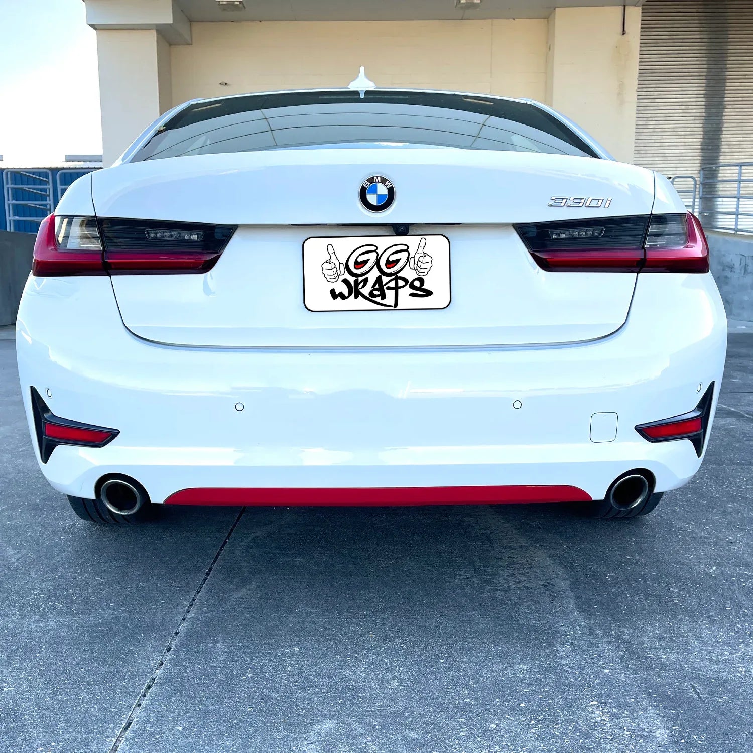 2019-2023 BMW 3 Series G20 | Rear Bumper Diffuser Trim PreCut Vinyl Wrap
