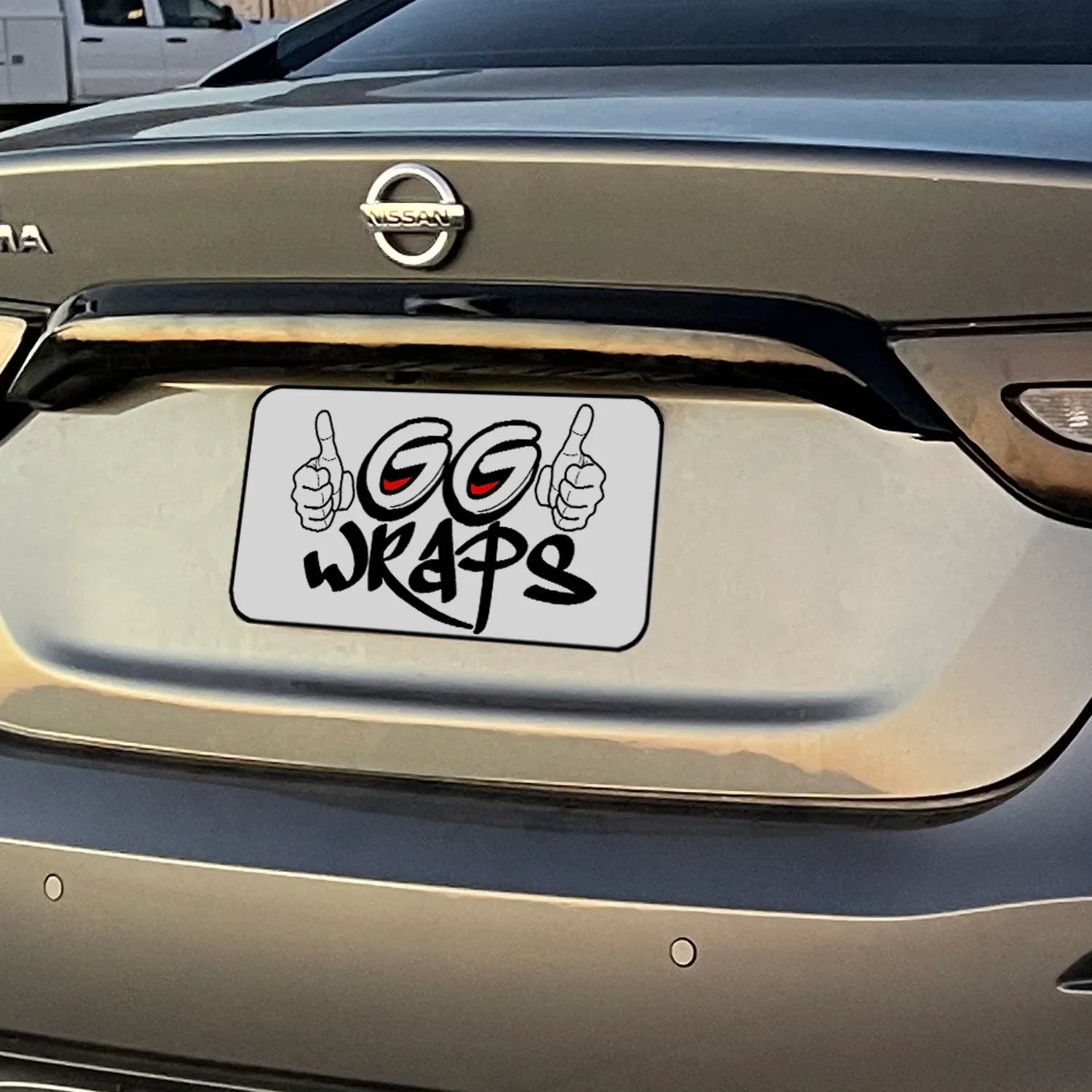 2016-2023 Nissan Maxima | Rear Trunk Trim Chrome Delete PreCut Vinyl Wrap