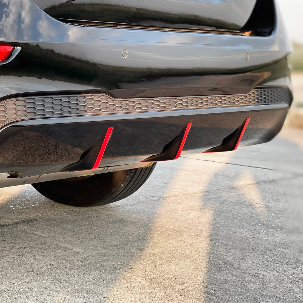 2020-2023 Nissan Sentra | Rear Bumper Diffuser Accent PreCut Vinyl Wrap