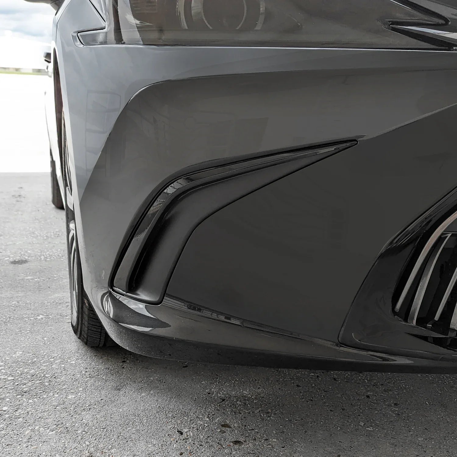 2019-2023 Lexus ES | Fog Light Trim Chrome Delete PreCut Vinyl Wrap