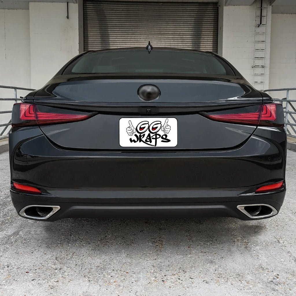2019-2023 Lexus ES | Rear Trunk Trim Chrome Delete PreCut Vinyl Wrap