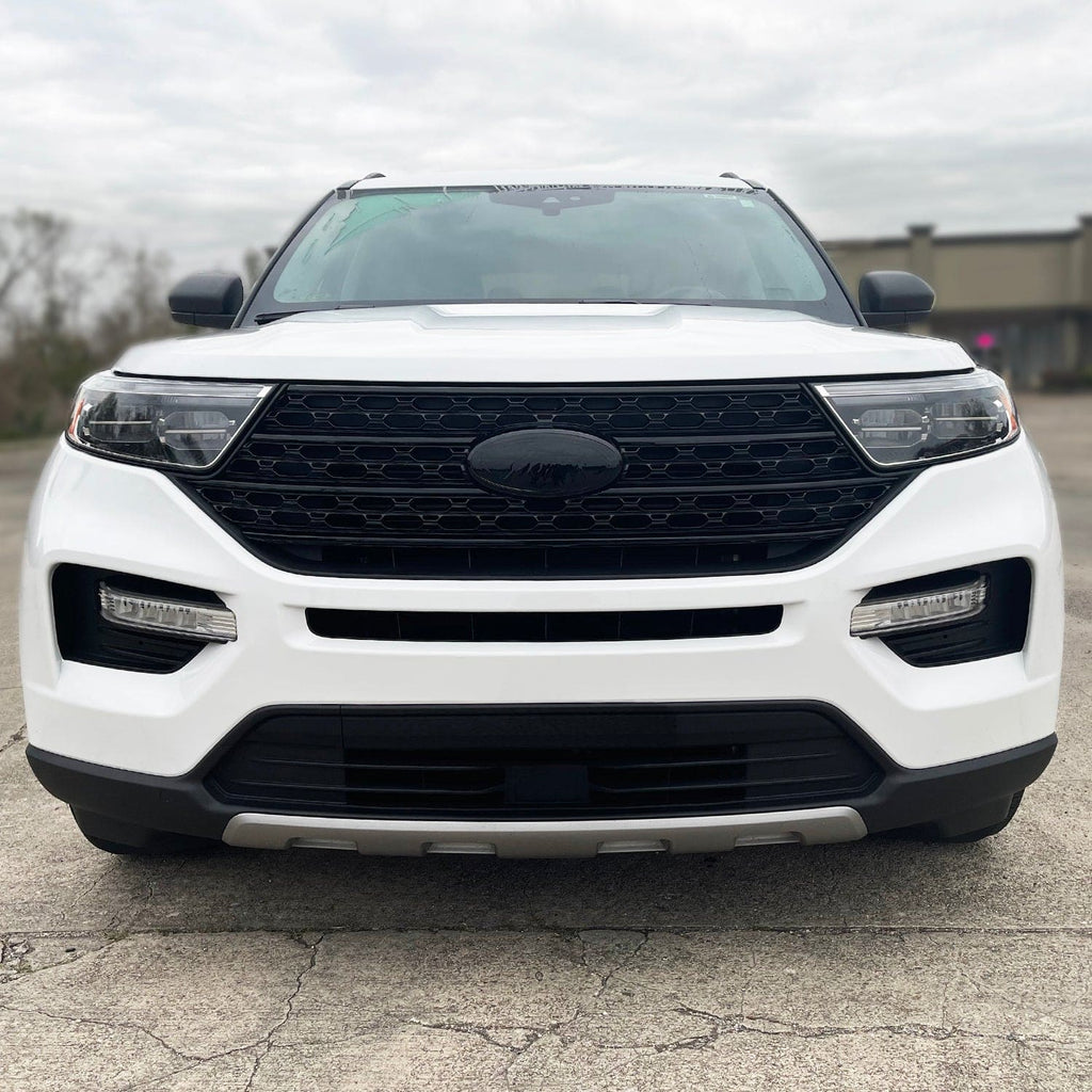 2020-2023 Ford Explorer | Front Grill Trim Chrome Delete PreCut Vinyl Wrap