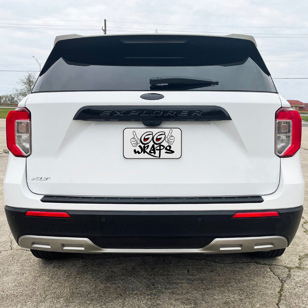 2020-2023 Ford Explorer | Tailgate Trim Chrome Delete PreCut Vinyl Wrap