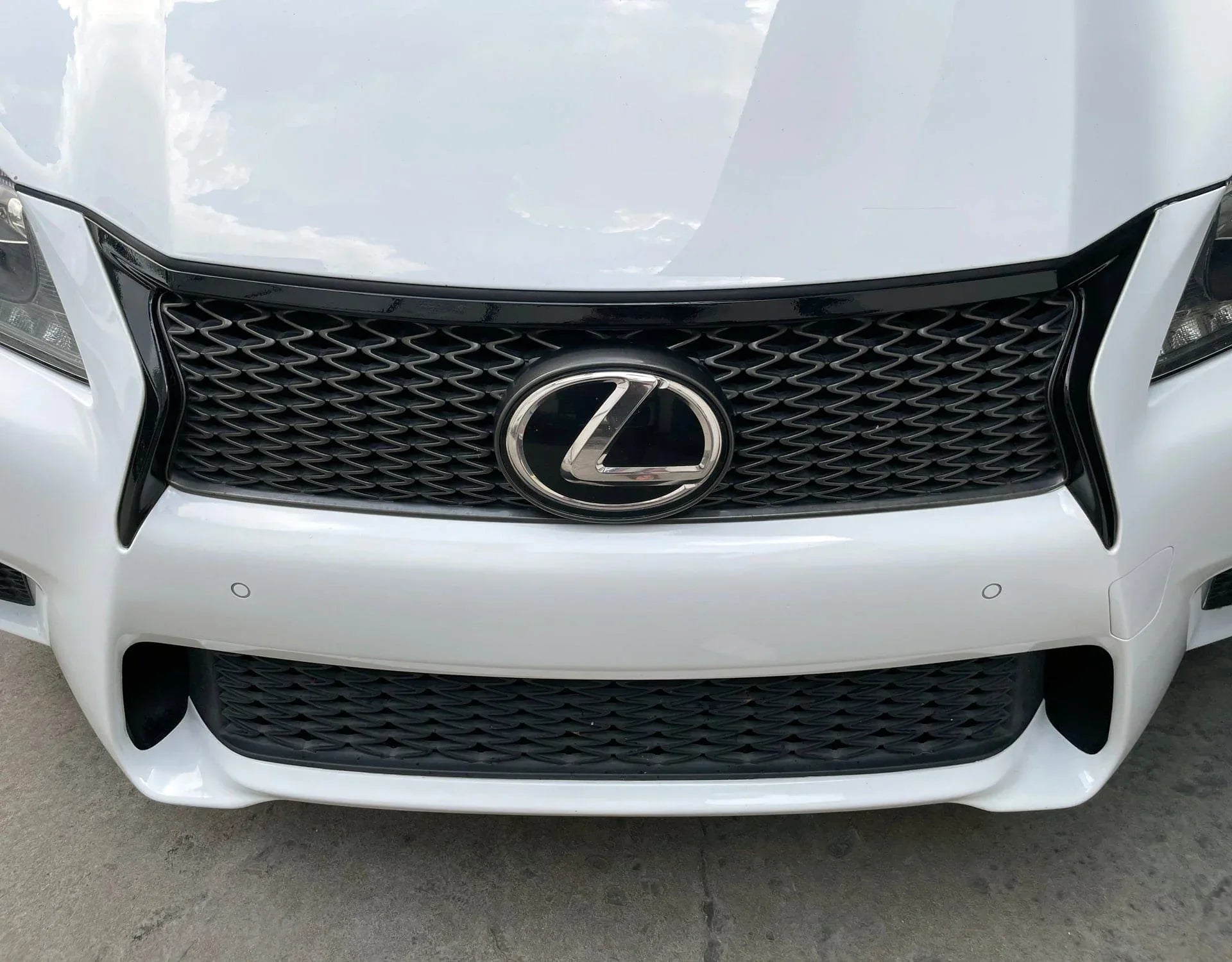 2013-2015 Lexus GS | Front Grill Trim Chrome Delete PreCut Vinyl Wrap