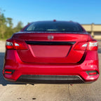2016-2019 Nissan Sentra | Rear Trunk Trim Chrome Delete PreCut Vinyl Wrap