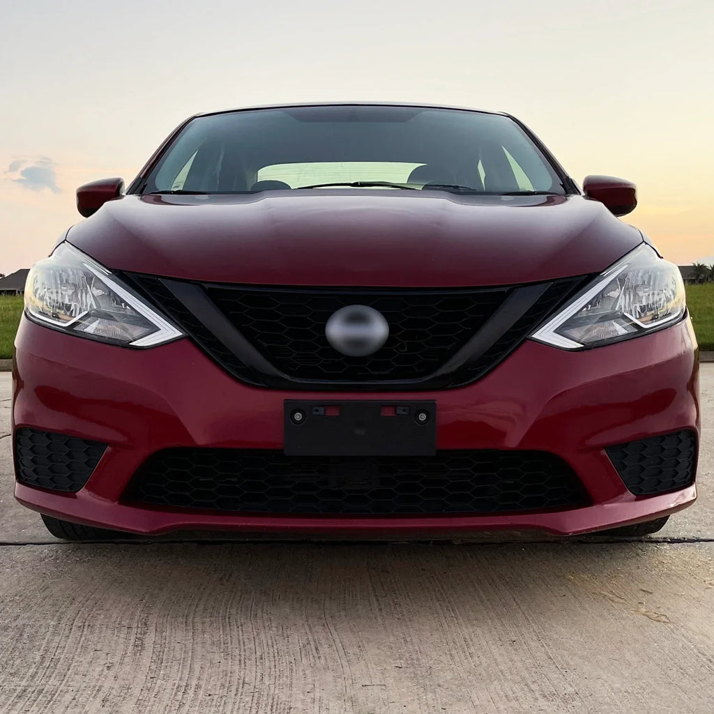 2016-2019 Nissan Sentra | Front Grill Trim Chrome Delete PreCut Vinyl Wrap