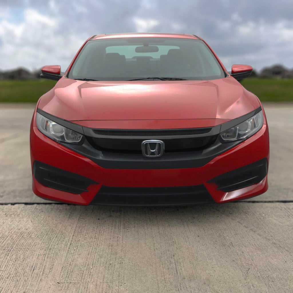 2016-2021 Honda Civic | Front Grill Trim Chrome Delete PreCut Vinyl Wrap