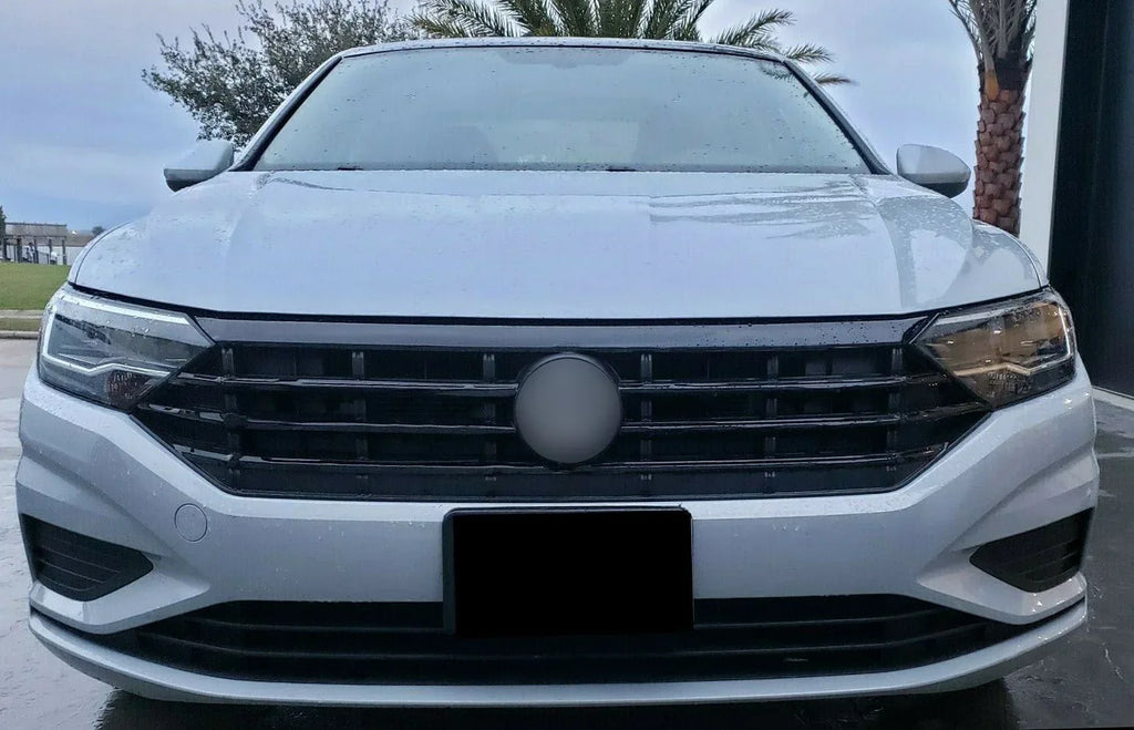 2019-2021 Volkswagen Jetta | Front Grill Trim Chrome Delete PreCut Vinyl Wrap