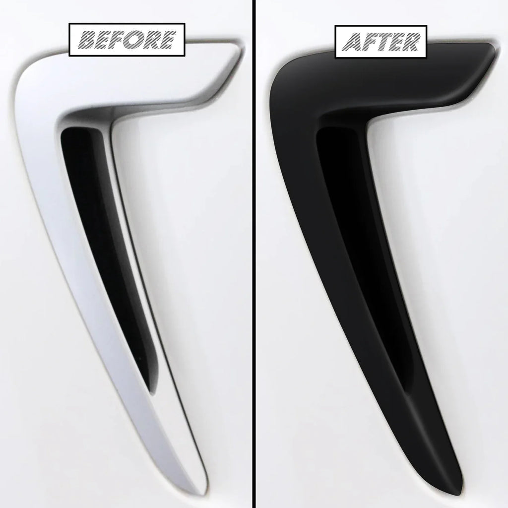 2014-2020 BMW 4 Series F32 / F33 Convertible | Fender Vent Trim Chrome Delete PreCut Vinyl Wrap