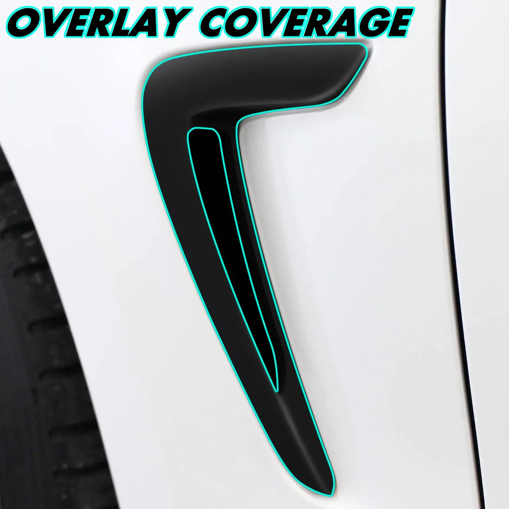 2014-2020 BMW 4 Series F32 / F33 Convertible | Fender Vent Trim Chrome Delete PreCut Vinyl Wrap