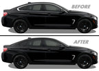 2015-2020 BMW 4 Series F36 Gran Coupe | Window Trim Chrome Delete PreCut Vinyl Wrap