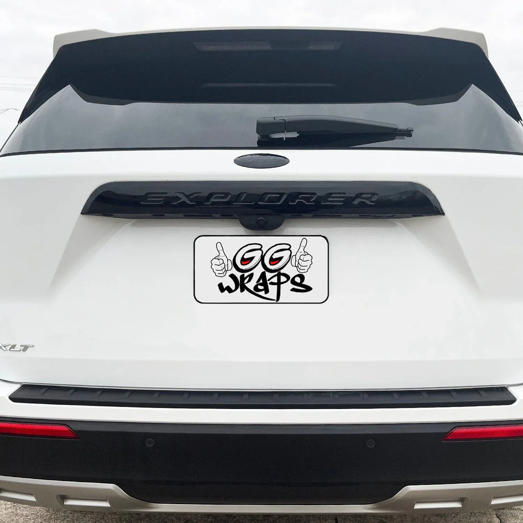 2020-2023 Ford Explorer | Tailgate Trim Chrome Delete PreCut Vinyl Wrap