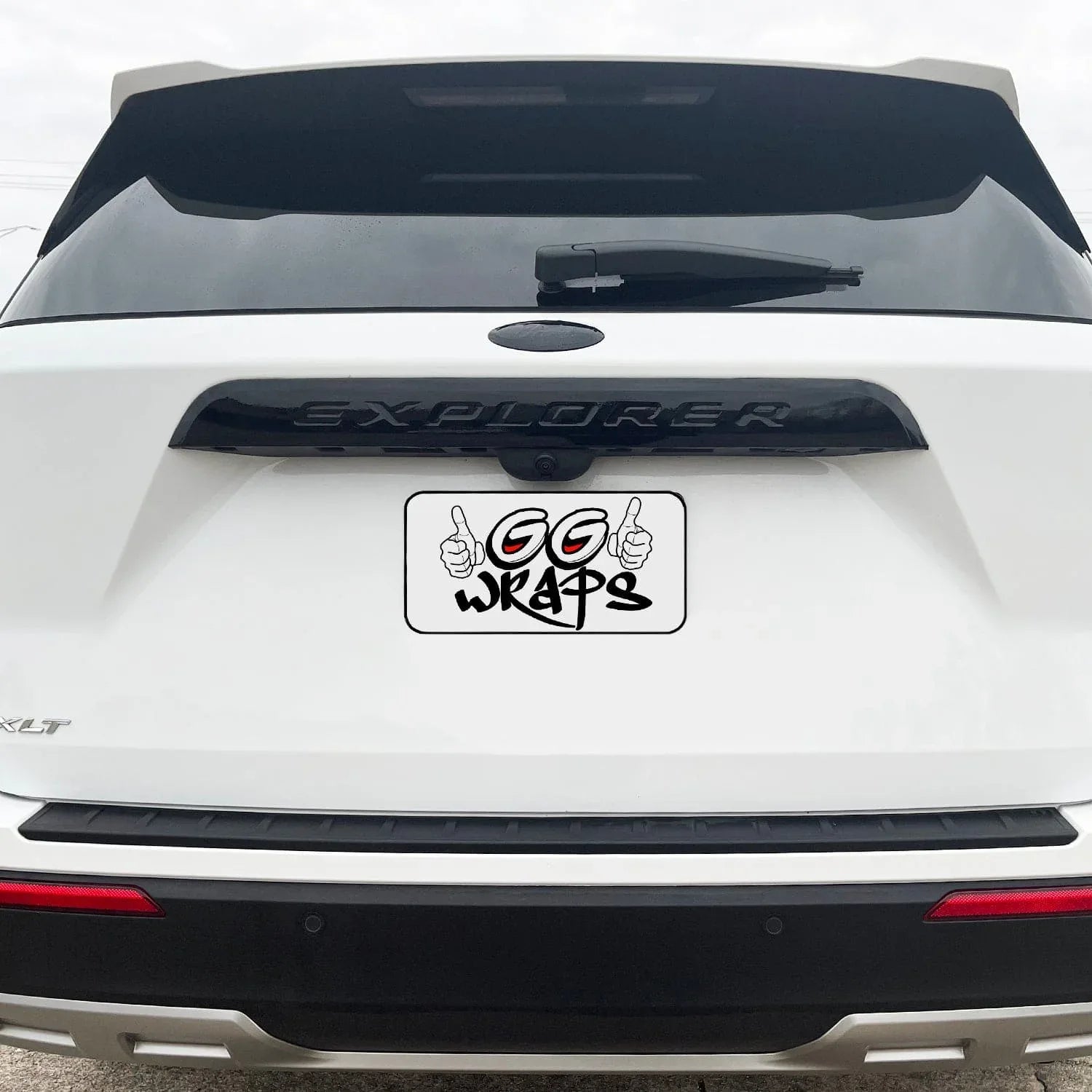 2020-2023 Ford Explorer | Tailgate Trim Chrome Delete PreCut Vinyl Wrap