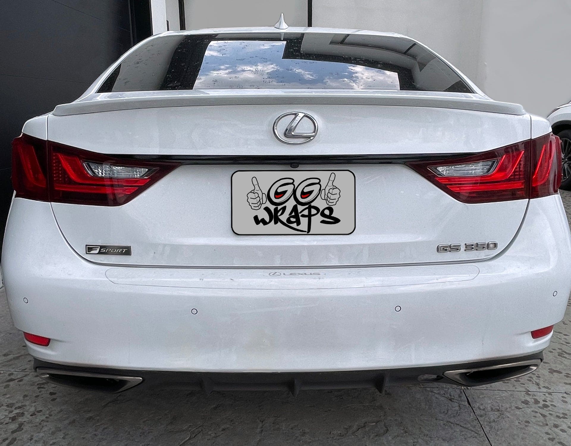 2013-2020 Lexus GS | Rear Trunk Trim Chrome Delete PreCut Vinyl Wrap