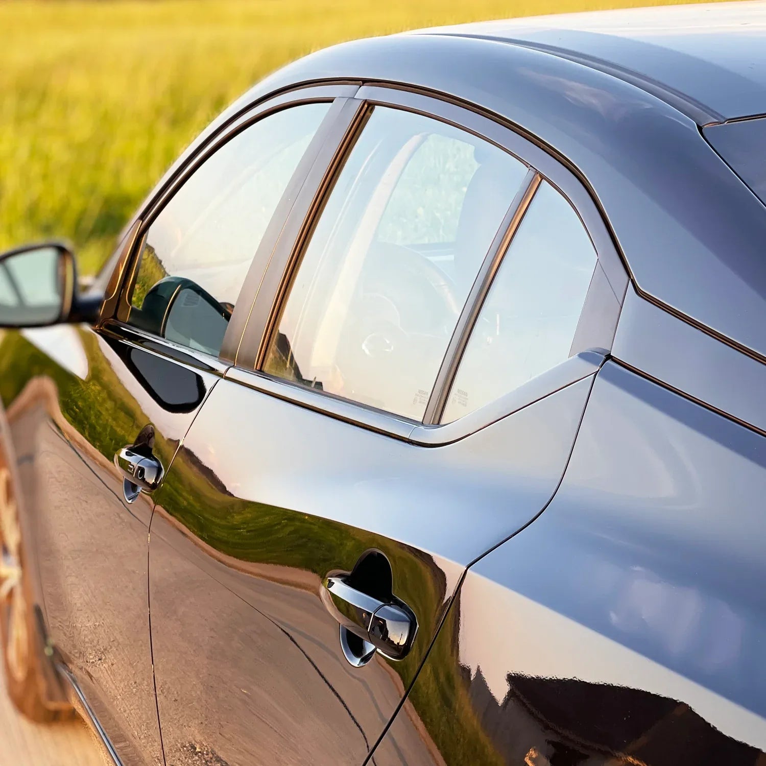 2020-2023 Nissan Sentra | Window Trim Chrome Delete PreCut Vinyl Wrap
