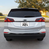 2018-2021 Chevrolet Equinox | Rear Bumper Trim Chrome Delete PreCut Vinyl Wrap