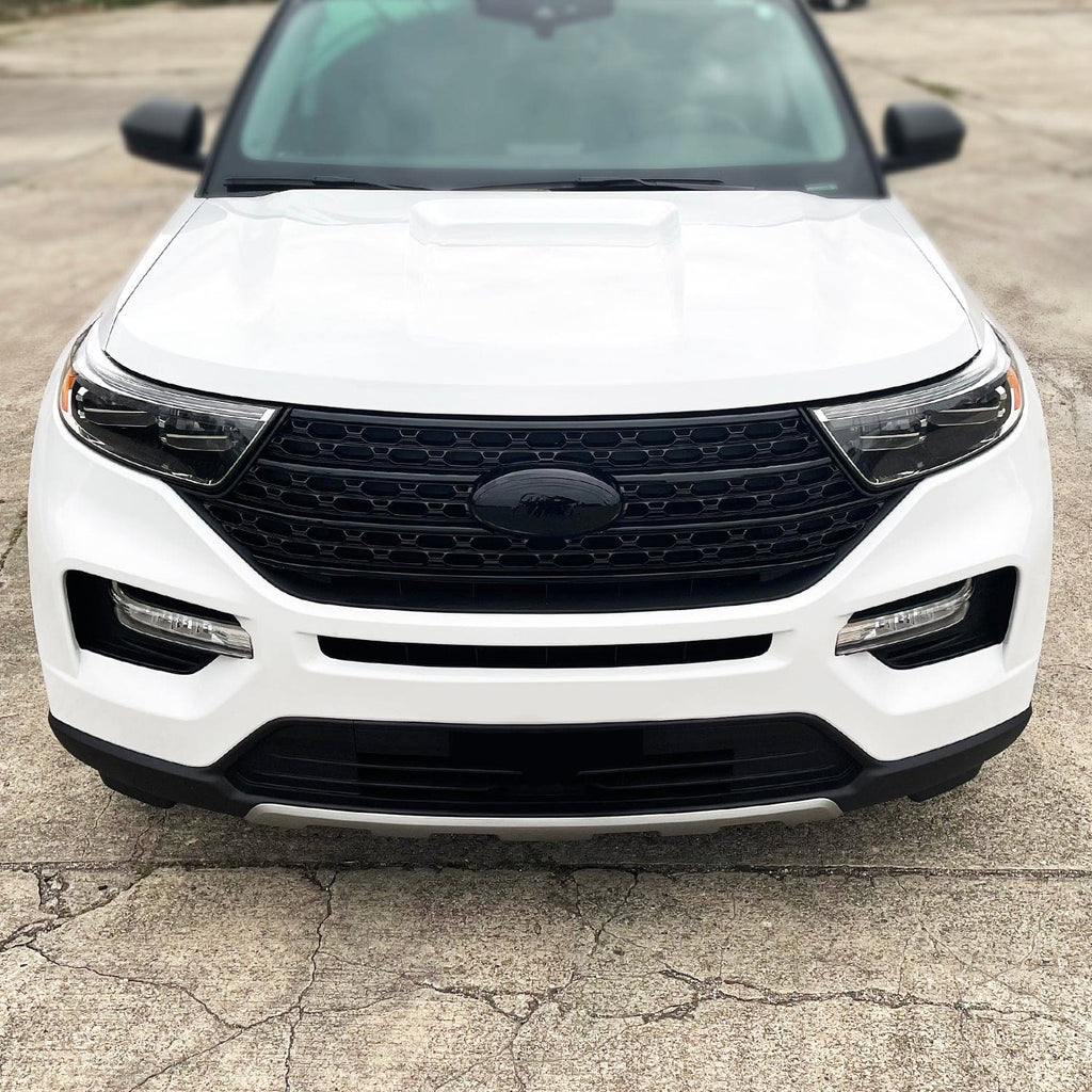 2020-2023 Ford Explorer | Front Grill Trim Chrome Delete PreCut Vinyl Wrap