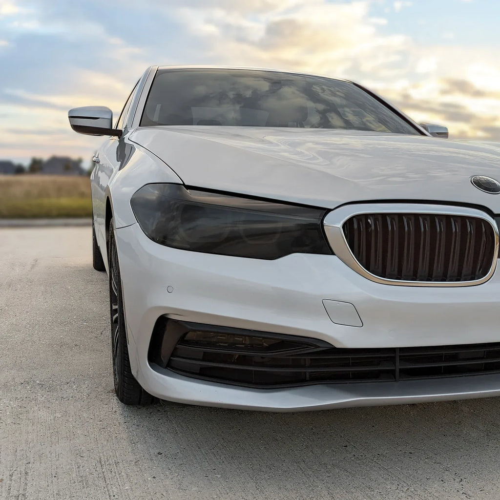 2017-2020 BMW 5 Series G30 | Headlight PreCut Tint Overlays