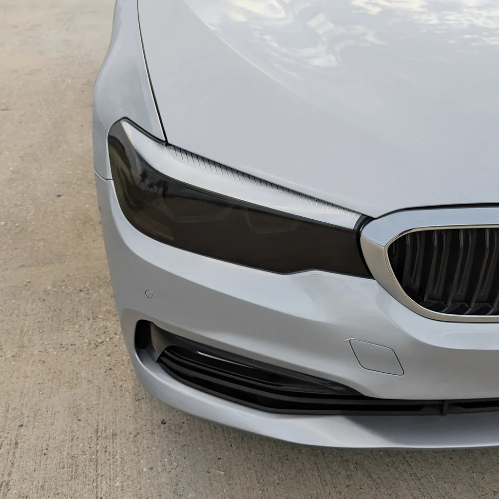 2017-2020 BMW 5 Series G30 | Headlight Cutout PreCut Tint Overlays