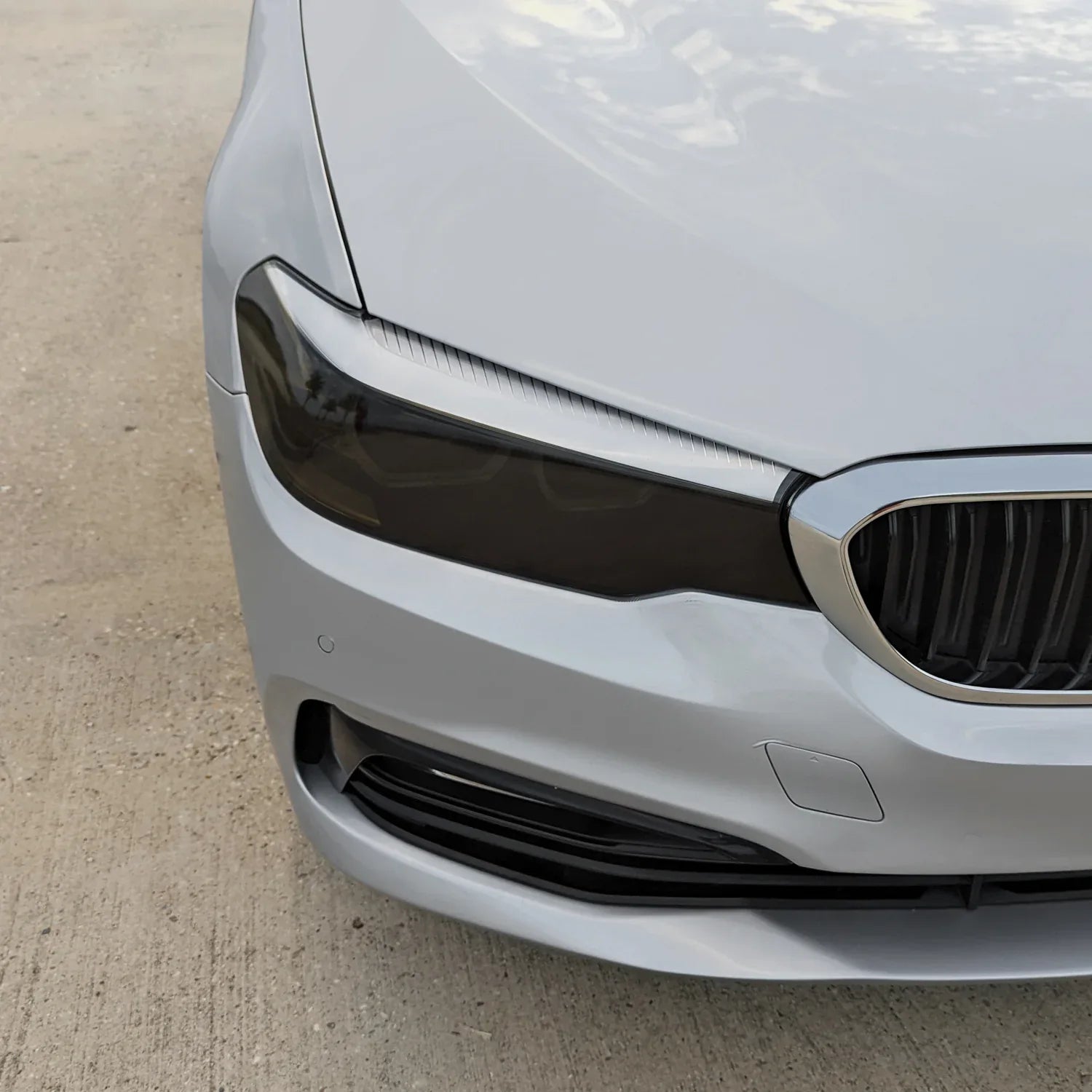 2017-2020 BMW 5 Series G30 | Headlight Cutout PreCut Tint Overlays