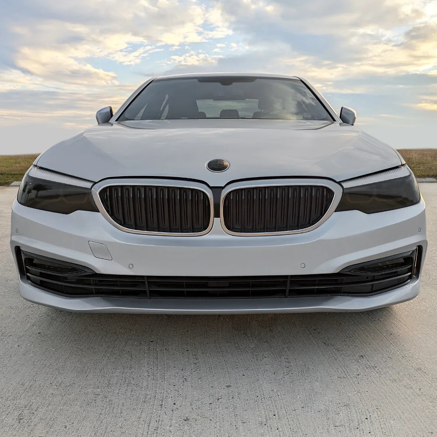 2017-2020 BMW 5 Series G30 | Headlight Cutout PreCut Tint Overlays