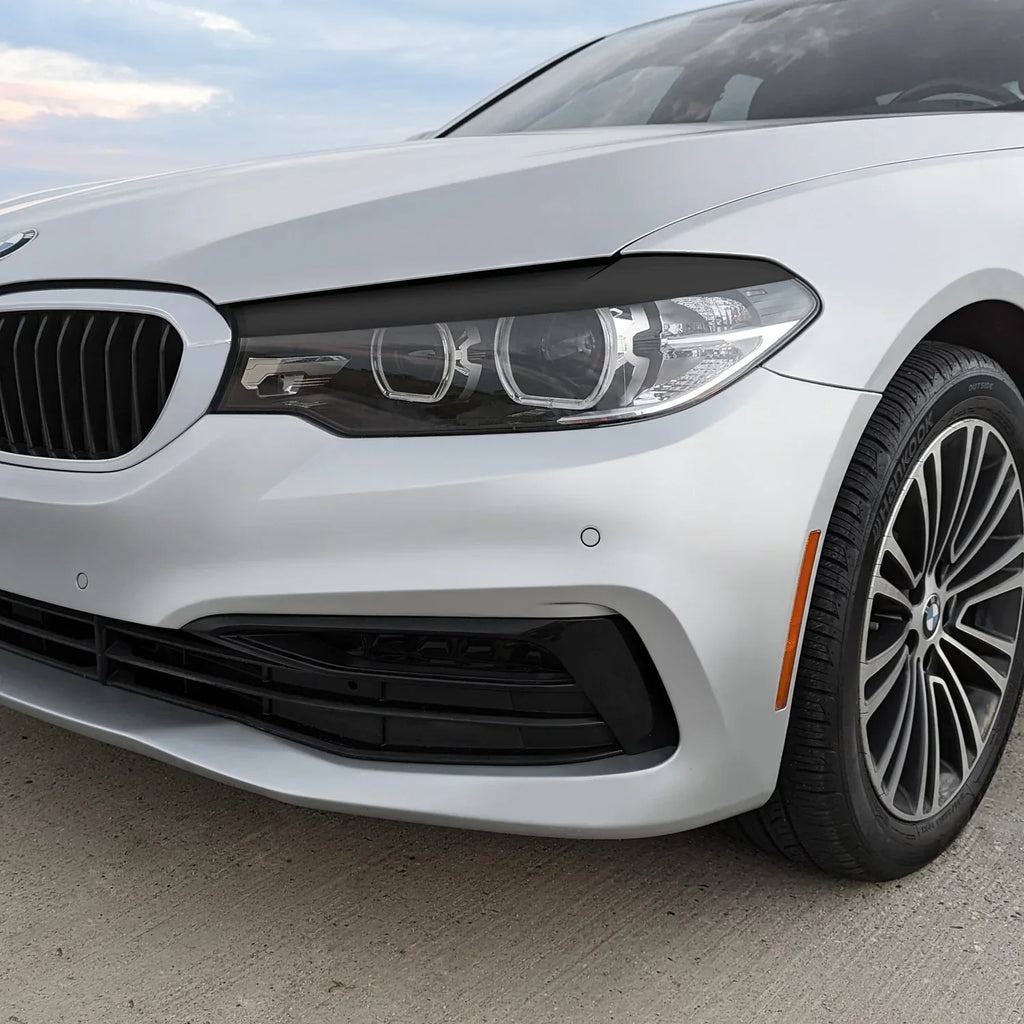 2017-2020 BMW 5 Series G30 | Headlight Eyelid PreCut Vinyl Overlays