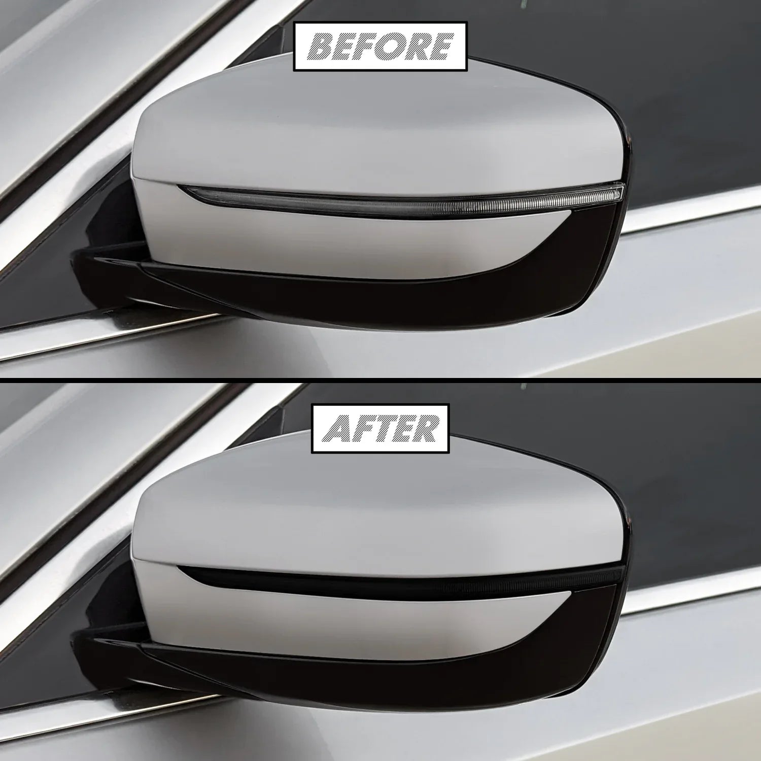 2017-2020 BMW 5 Series G30 | Mirror Turn Signal PreCut Tint Overlays