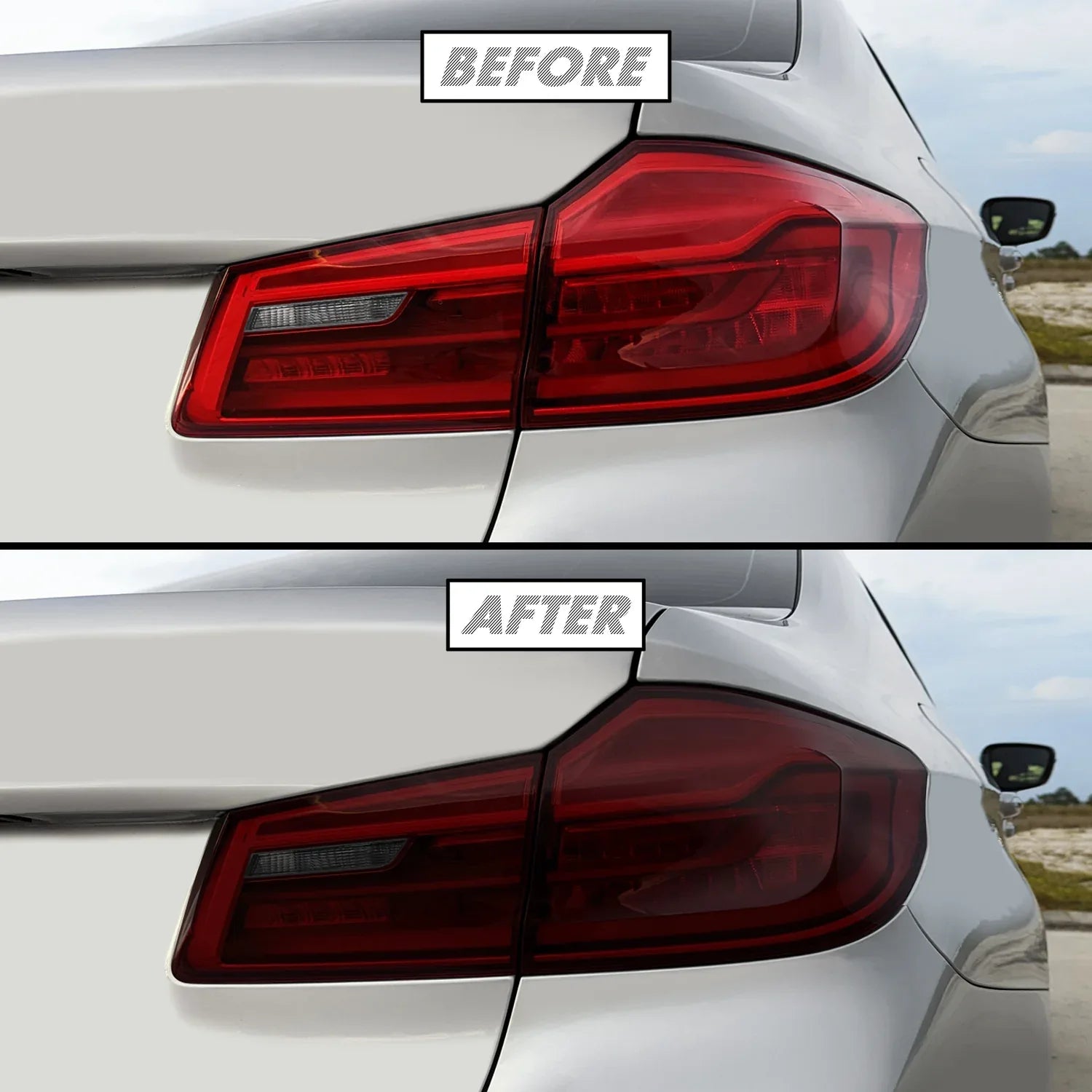 2017-2020 BMW 5 Series G30 | Tail Light PreCut Tint Overlays
