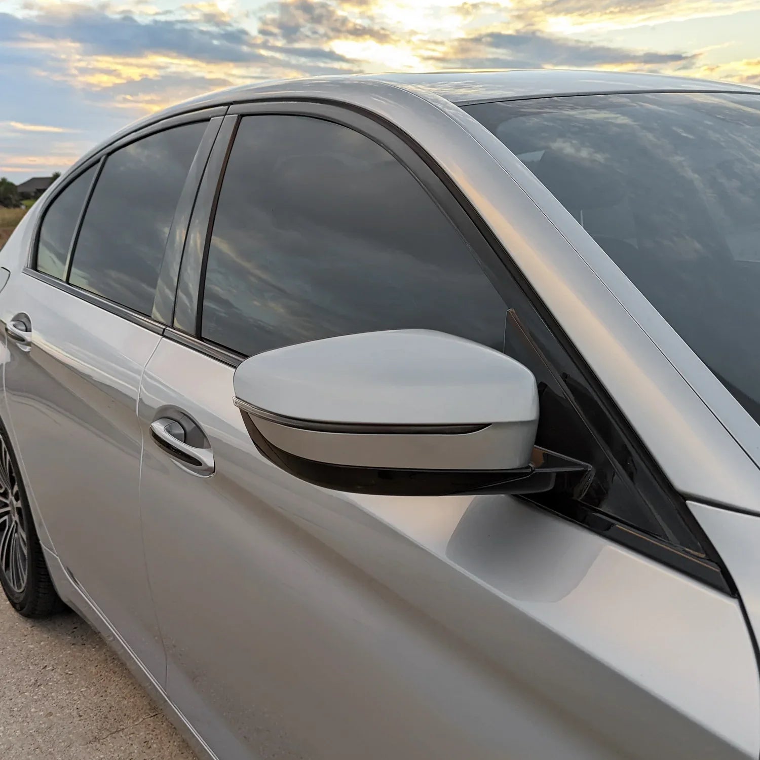 2017-2023 BMW 5 Series G30 | Window Trim Chrome Delete PreCut Vinyl Wrap