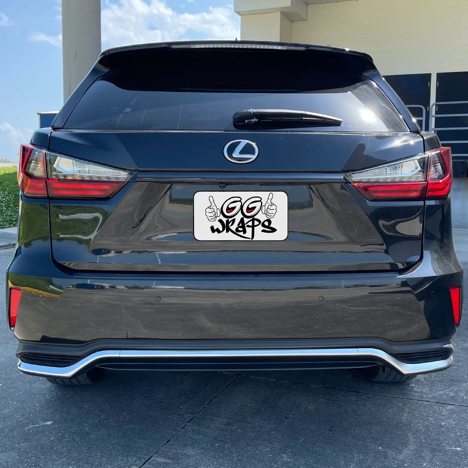2016-2022 Lexus RX | Tailgate Trim Chrome Delete PreCut Vinyl Wrap