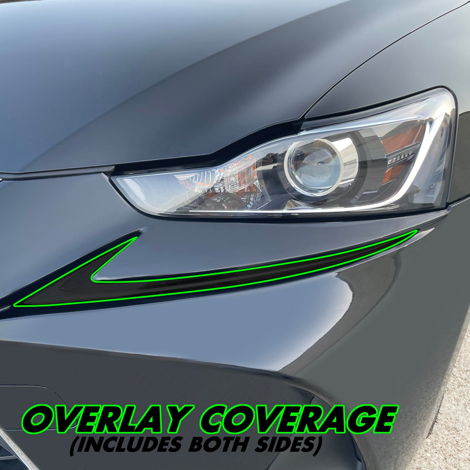 2017-2020 Lexus IS | DRL Turn Signal PreCut Tint Overlays – SlickMod