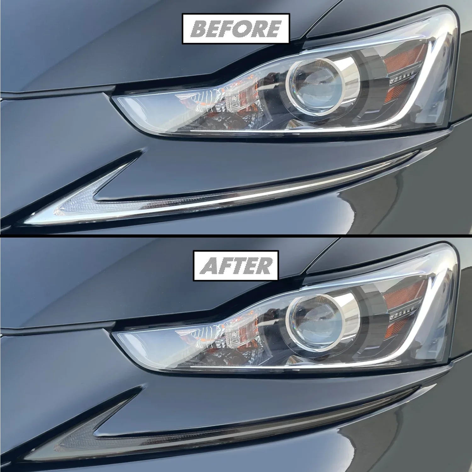 2017-2020 Lexus IS | DRL Turn Signal PreCut Tint Overlays