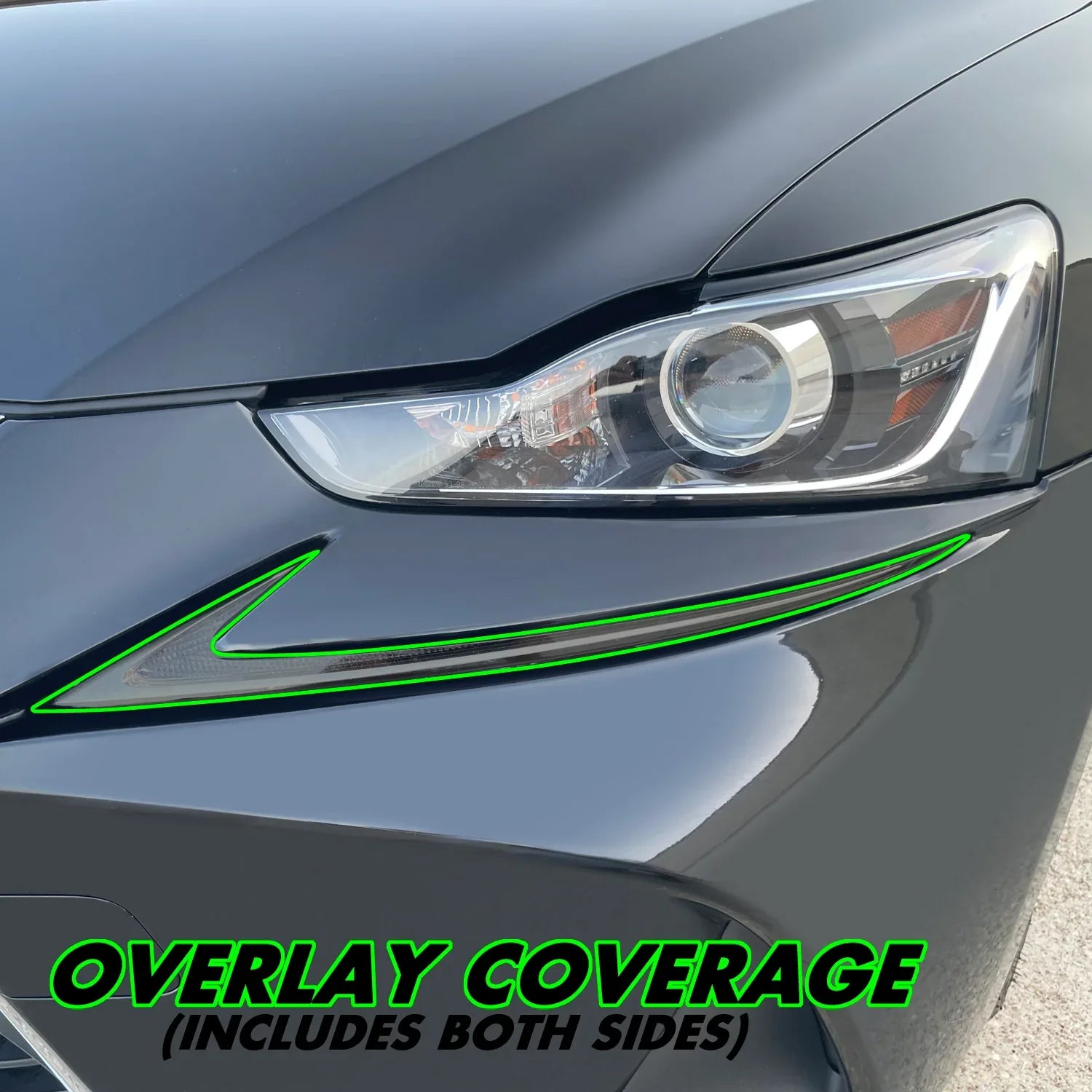 2017-2020 Lexus IS | DRL Turn Signal PreCut Tint Overlays
