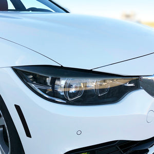 2014-2020 BMW 4 Series F36 Gran Coupe | Headlight Eyelid PreCut Vinyl Overlays