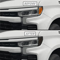 2022-2025 Chevrolet Silverado 1500 | Headlight Side Marker PreCut Tint Overlays
