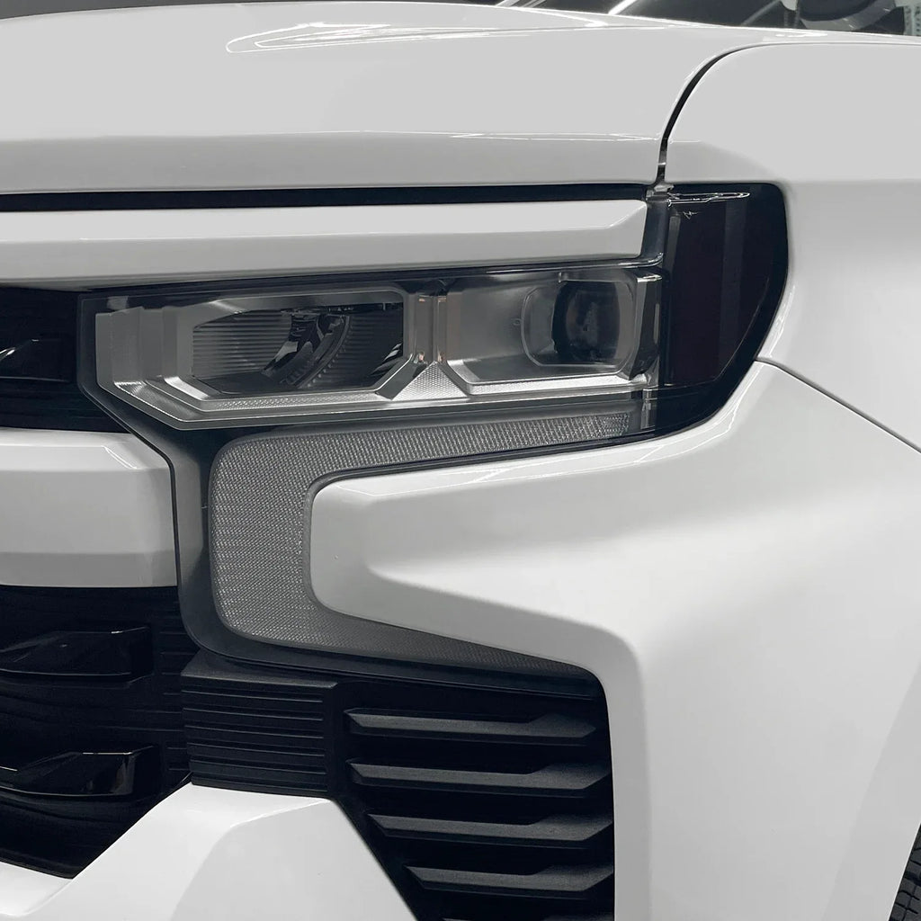2022-2025 Chevrolet Silverado 1500 | Headlight Side Marker PreCut Tint Overlays