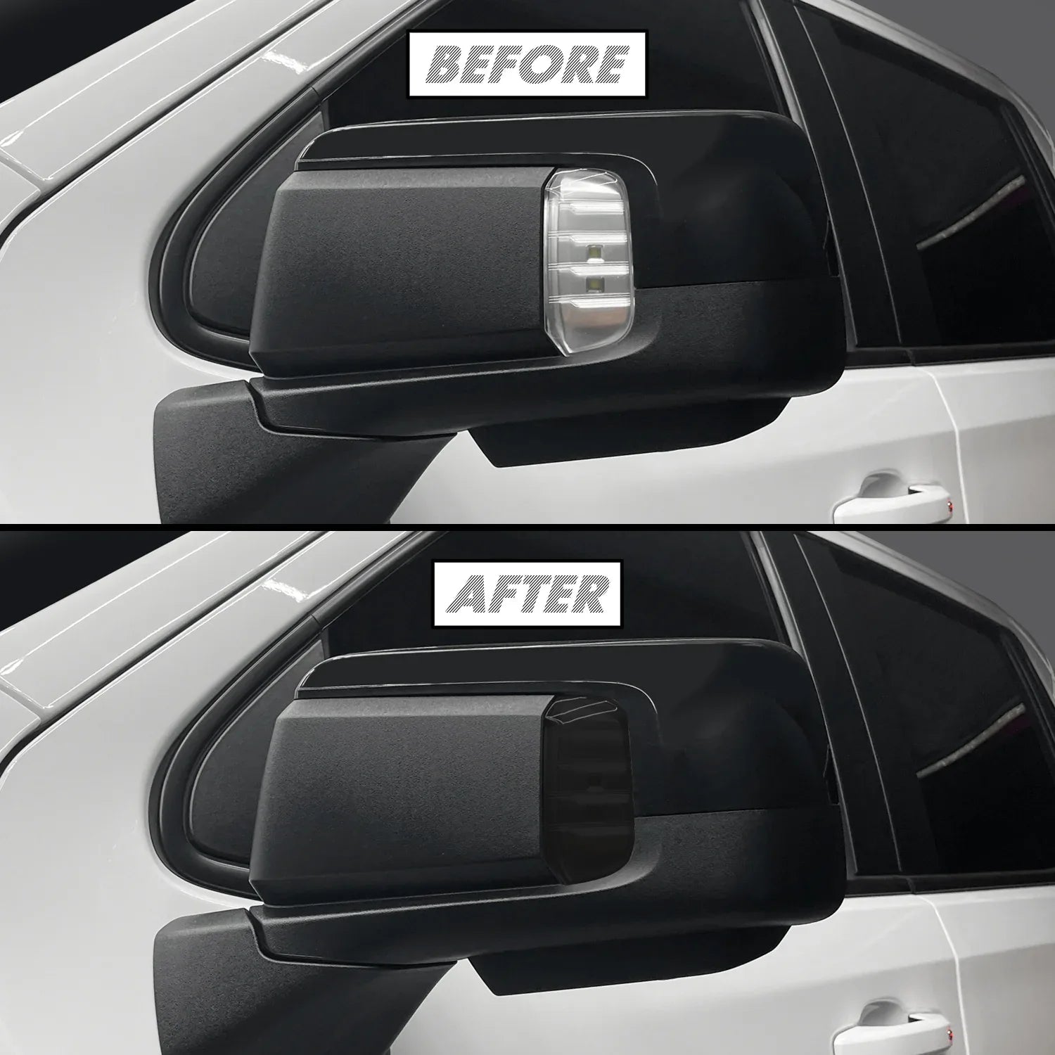 2022-2025 Chevrolet Silverado 1500 | Mirror Turn Signal PreCut Tint Overlays