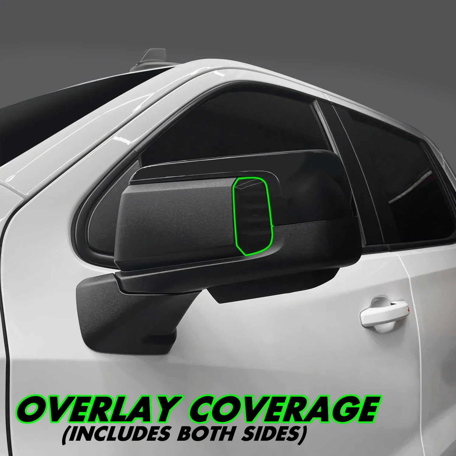 2022-2025 Chevrolet Silverado 1500 | Mirror Turn Signal PreCut Tint Overlays