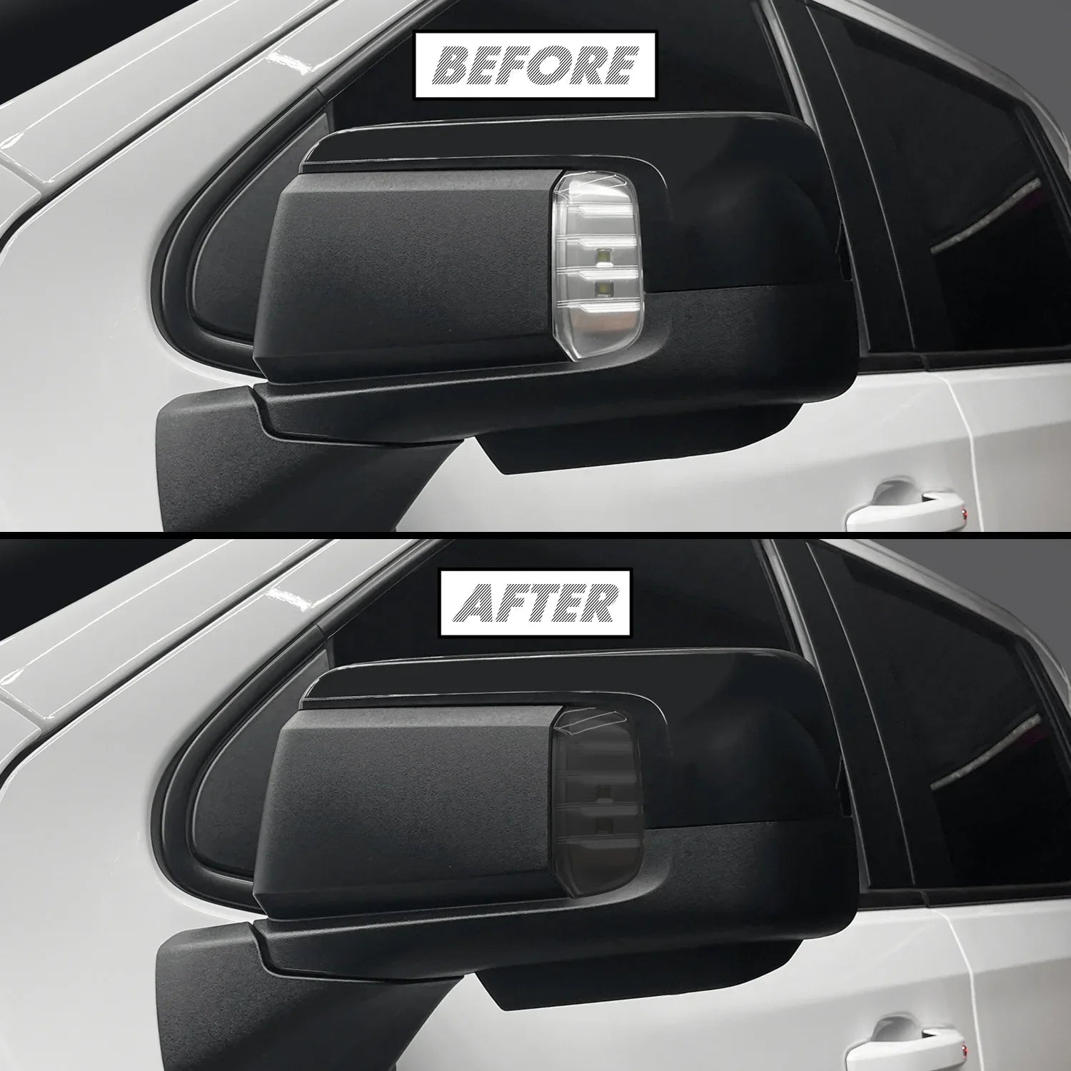 2022-2025 Chevrolet Silverado 1500 | Mirror Turn Signal PreCut Tint Overlays