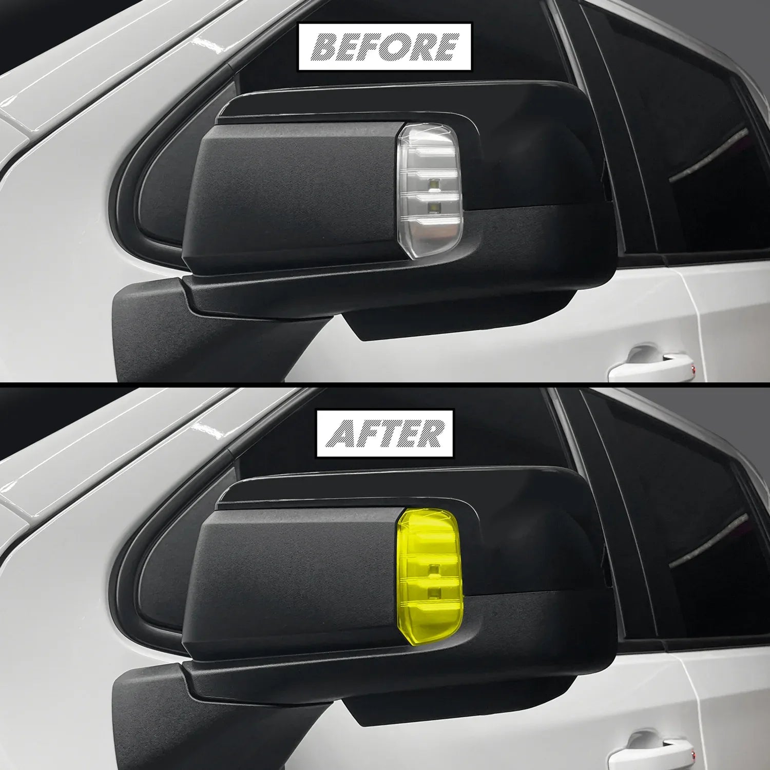 2022-2025 Chevrolet Silverado 1500 | Mirror Turn Signal PreCut Tint Overlays