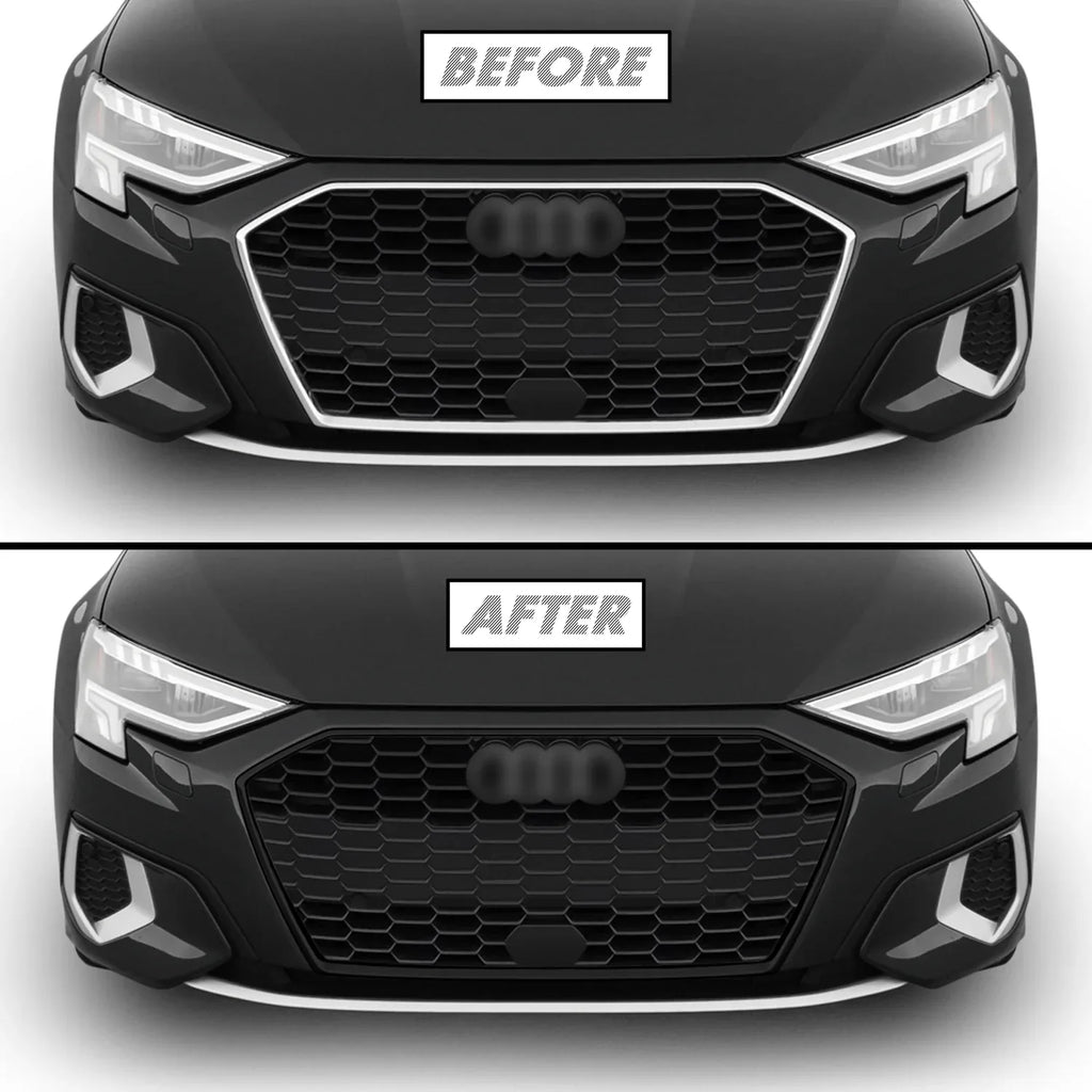 2022-2024 Audi A3 | Front Grill Trim Chrome Delete PreCut Vinyl Wrap